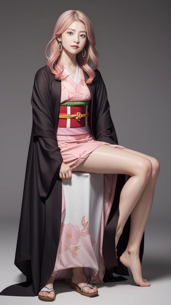 Cute Japanese female, (16 years old), (very cute face), white moist skin, looking at camera, melancholy expression,
BREAK,
Idol,
BREAK,
(wearing cute kimono: 1.3), (highly revealing kimono), very large earrings, short length,
BREAK,
(fighting pose: 1.3),
BREAK,
(long hair), (pink hair: 1.2), (wavy hair), (gradient hair: 1.3), (red hair at the ends),
BREAK,
(realistic: 1.3), masterpiece, perfect lighting, (ultra-high resolution), (8K), (highly detailed: 1.4), (from the front), (full body: 1.4), (symmetrical: 1.2),
BREAK,
(Shibuya city in Japan: 1.2),
BREAK,
(Demon Slayer: 1.4),
BREAK,
(Imada Mio: 1.4),