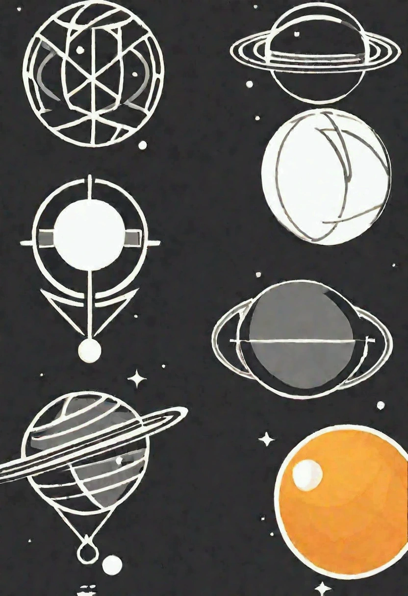 Satellite logo、Line art、ball体、何本もの線がballを形成している、3d、ball、Has been cut、Simple lines、Organized diagram、icon