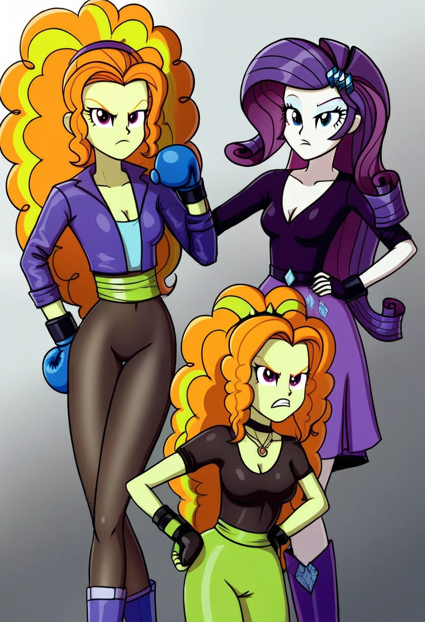 Eqg Adagio bodystocking boxing angry rarity