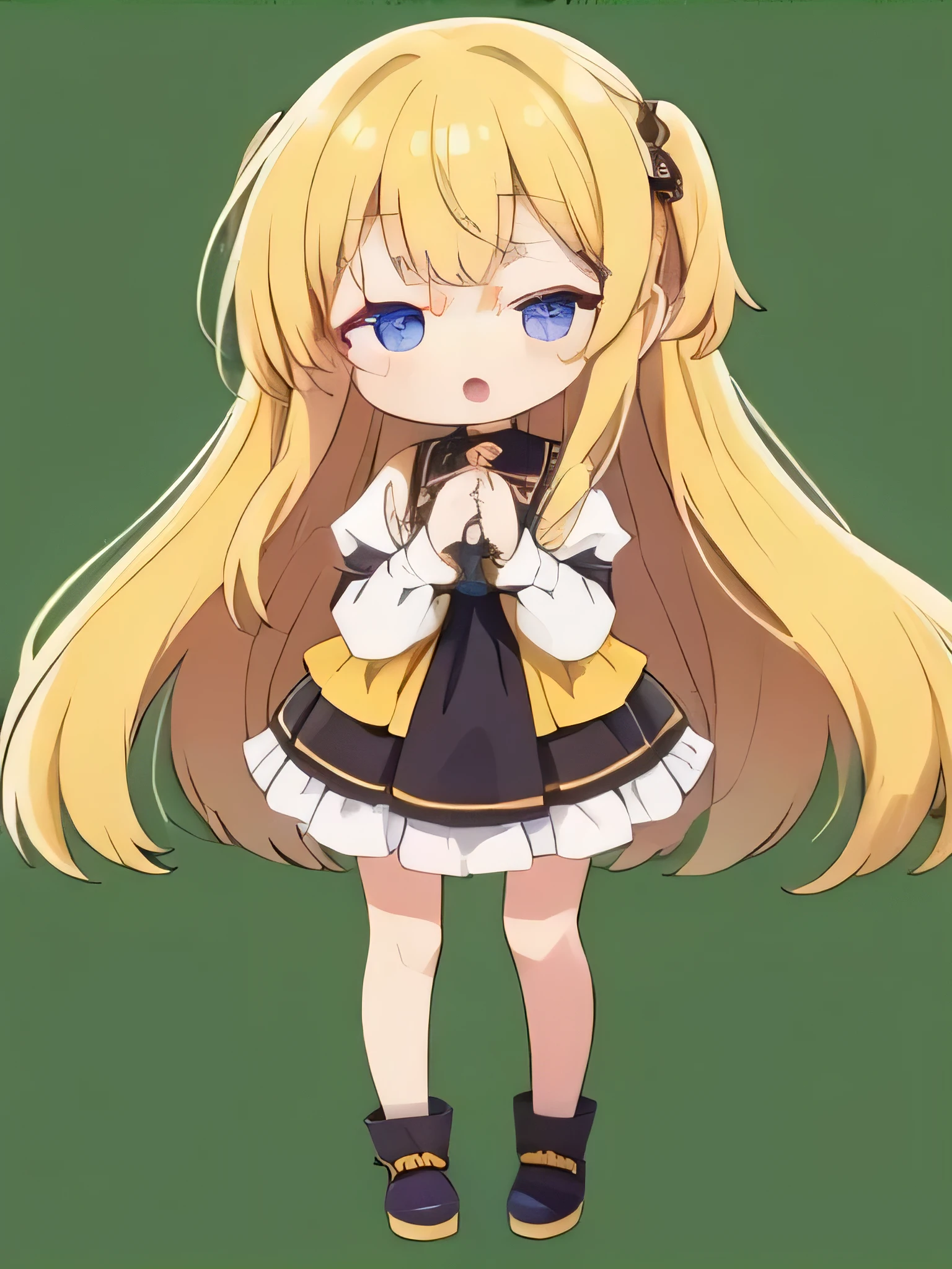 half open eyes