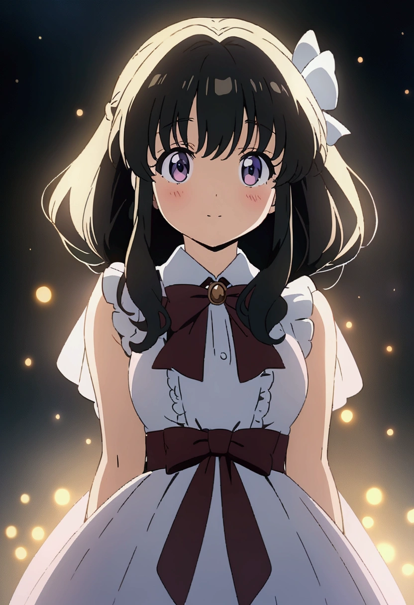 ((greatest masterpiece:1.3, ultimate quality:1.3, ultra-detailed:1.2)), (movie lighting), ((perfectly sensual)), super fine illustration, an extremely delicate and beautiful, 4K, 8K, 16K, UHD, anime girl with long hair and a bow in a , an anime drawing by Jin Homura, pixiv, serial art, anime moe artstyle, cute anime girl, anime visual of a cute girl, anime best girl, an anime girl, anime lover, (anime girl), anime girl, cute anime style, cute anime girl portrait, cute kawaii girl