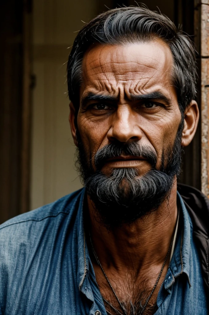 Ugly poor man