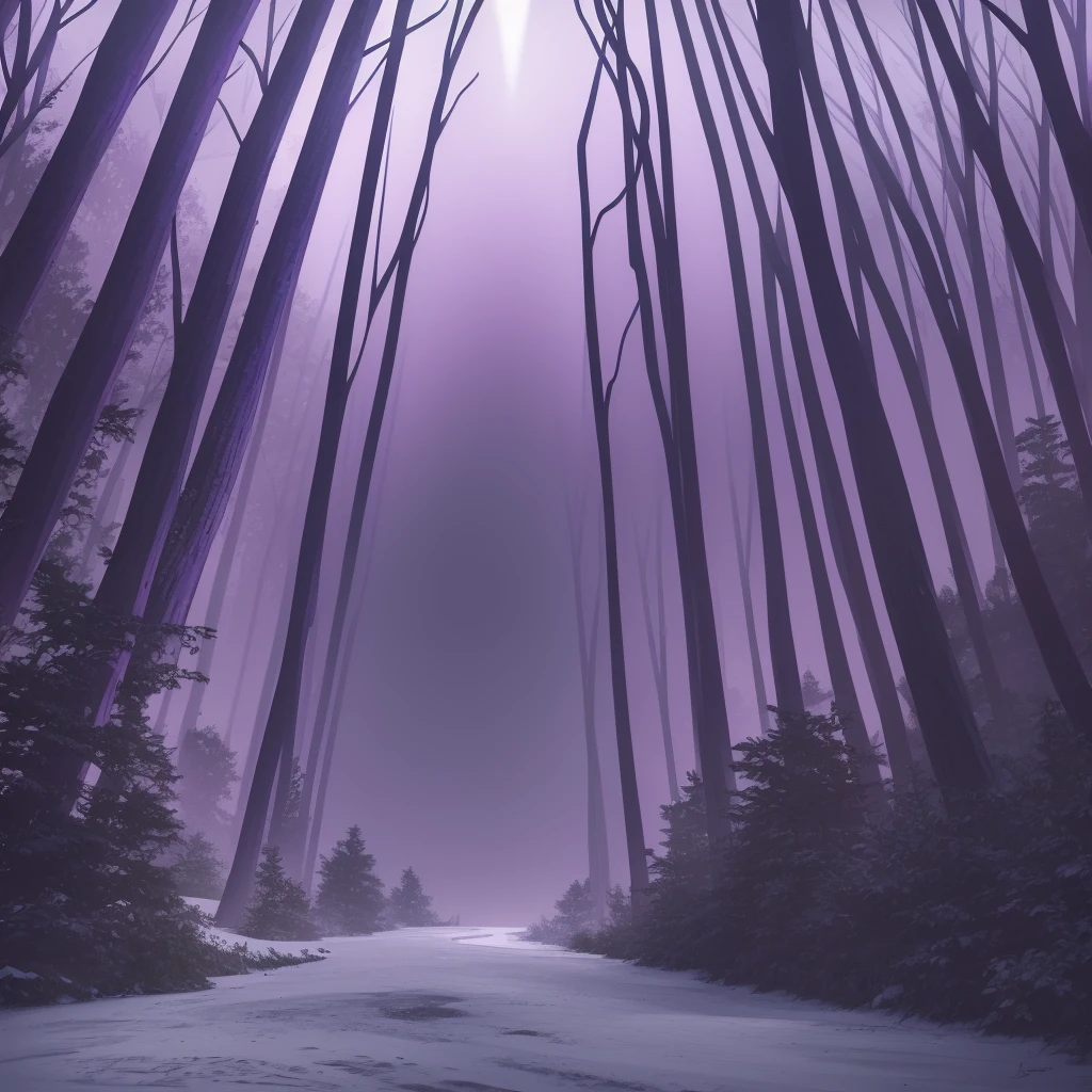 Cover with a background in purple and blue tones that represent the dawn, with the silhouette of a forest in the background. In the middle, the elegant typography in silver color that says "Before the Album"