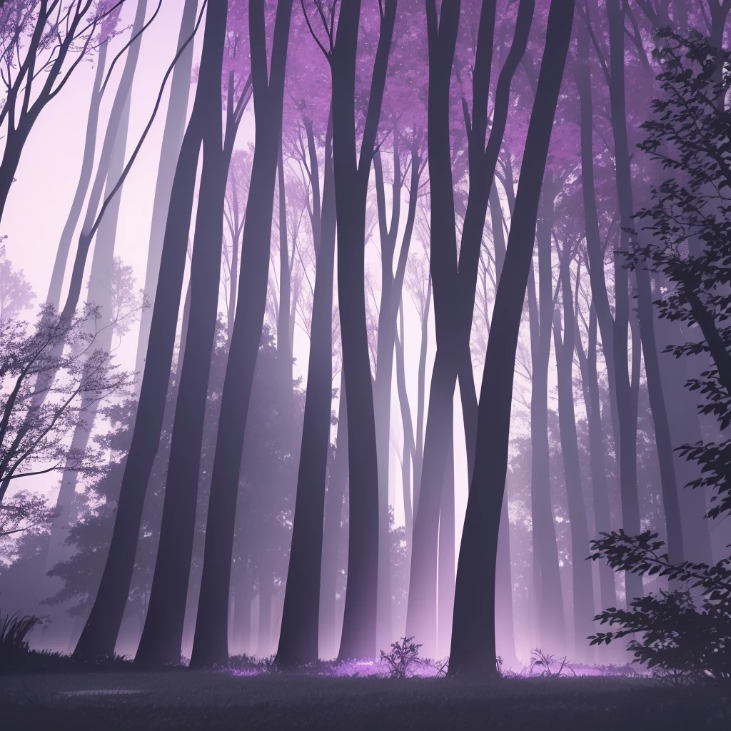 Cover with a background in purple and blue tones that represent the dawn, with the silhouette of a forest in the background. In the middle, the elegant typography in silver color that says "Before the Album"