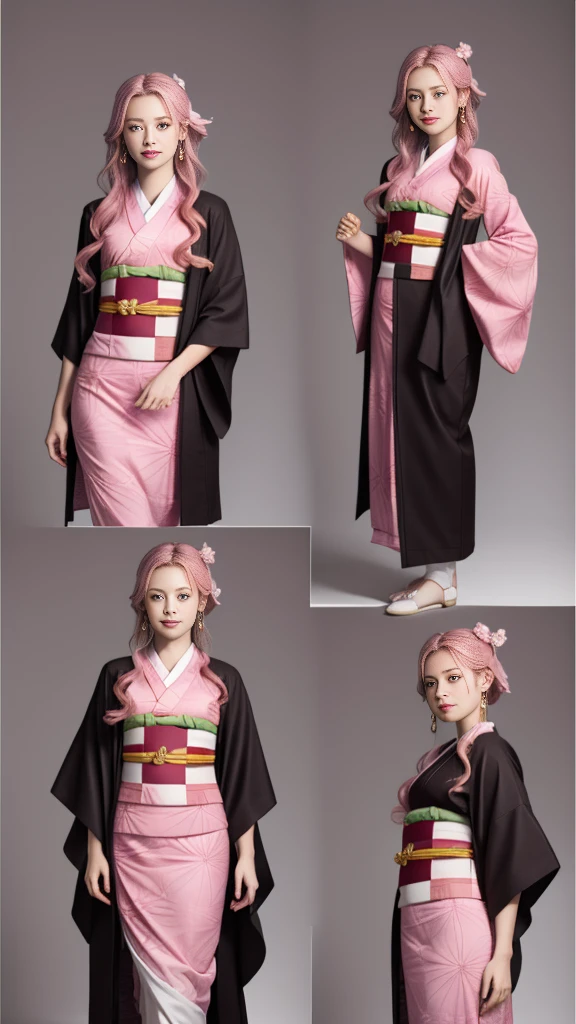 Cute Japanese woman, (), (very cute face), white moisturized skin, looking at the camera, melancholy expression,
BREAK,
Idol,
BREAK,
(wearing cute kimono: 1.3), (highly revealing kimono), very large earrings, short length,
BREAK,
(fighting pose: 1.1),
BREAK,
(long hair), (pink hair: 1.4), (wavy hair), (gradient hair: 1.3), (red hair at the ends),
BREAK,
(realistic: 1.3), masterpiece, perfect lighting, (ultra-high resolution), (8K), (highly detailed: 1.4), (from the front), (full body: 1.4), (symmetrical: 1.2), (one shot),
BREAK,
(Shibuya city in Japan: 1.2),
BREAK,
(Demon Slayer: 1.4),
BREAK,
(Imada Mio: 1.4),