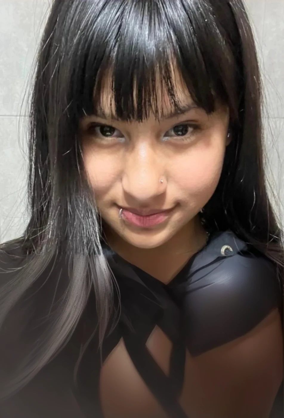 black bikini, extremely big ass, extremely big tits