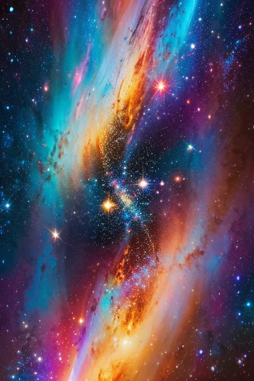 Highest quality、Ultra high definition、Artwork、universe space、human、star、流star、Abstract Art