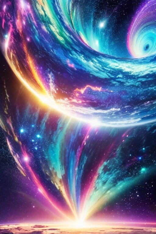 Highest quality、Ultra high definition、Artwork、universe space、human、star、流star、Abstract Art