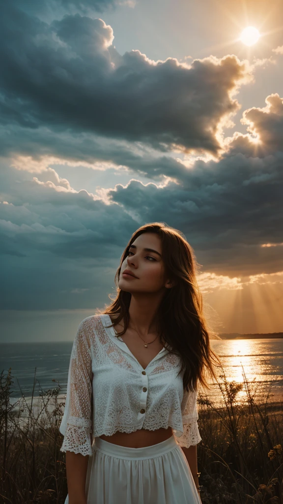 She was brave and just like the sun she kept rising even when the clouds covered her light