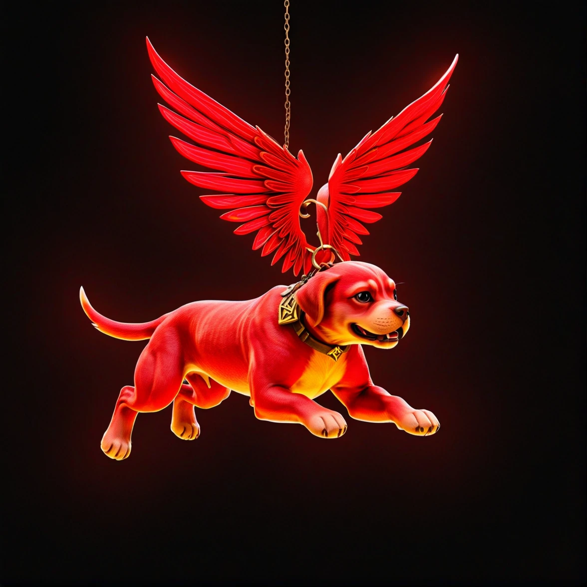 （0721）Today's challenge theme：Flying Puppy/飞天小狗/飛んでいる子犬