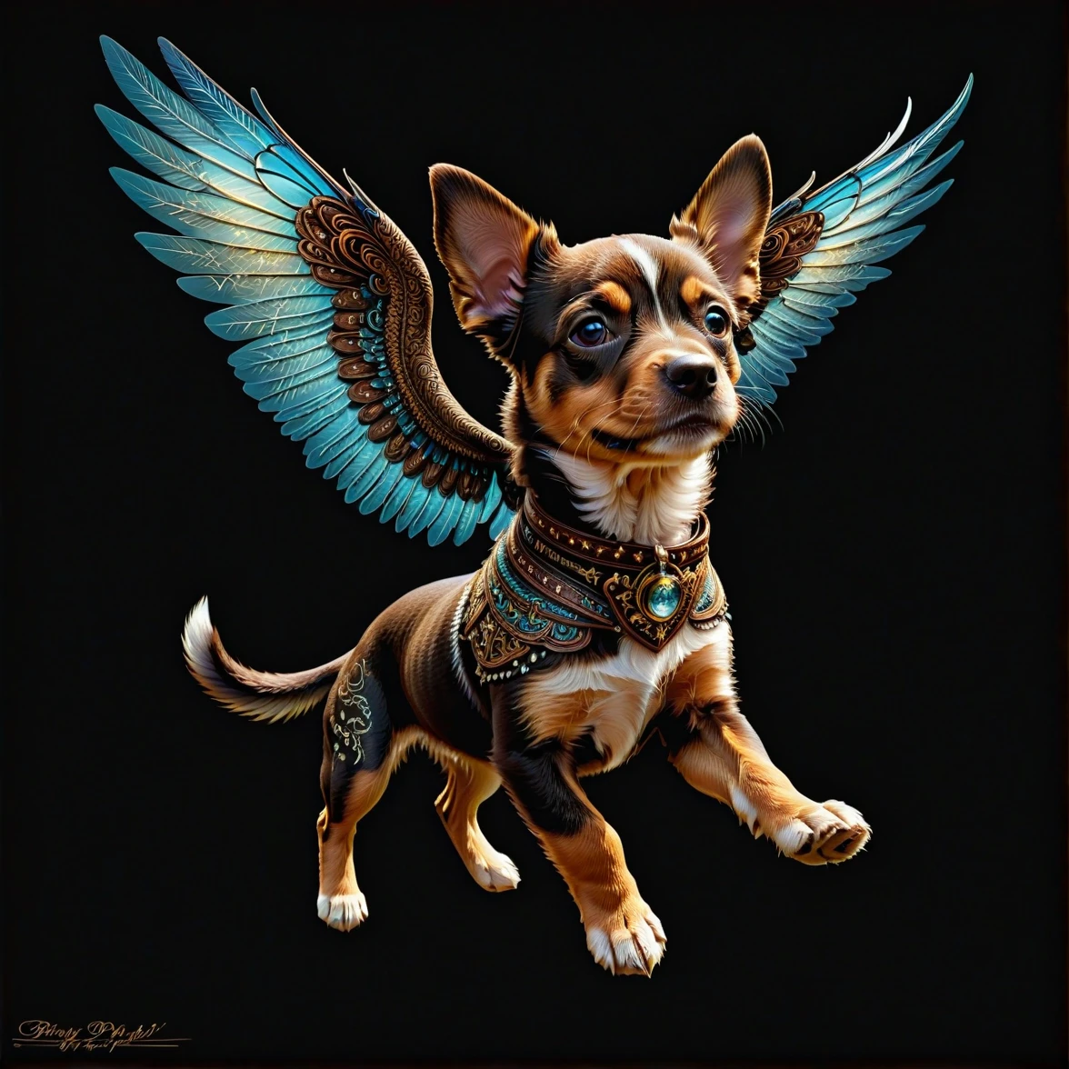 （0721）Today's challenge theme：Flying Puppy/飞天小狗/飛んでいる子犬