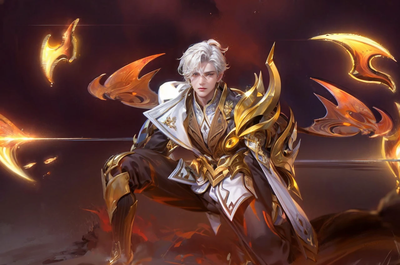 ((Best quality)), ((masterpiece)), (detailed), ((perfect face)), ((halfbody)) handsome face, male, ,