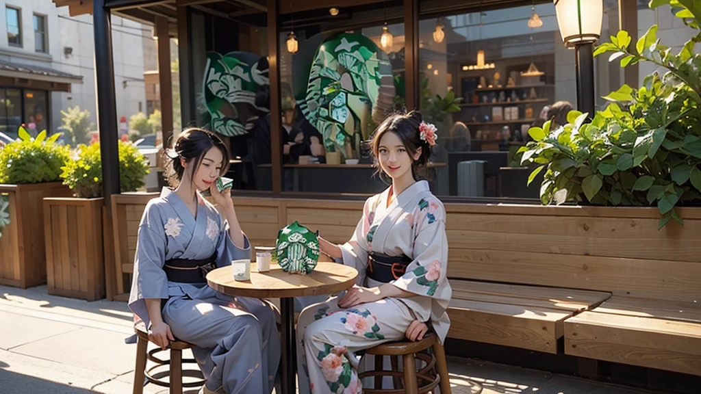 (((((((Emphasize cleavage)))))))

(((((((((Three Women))))))))) 

(((((((((((Woman in floral yukata))))))))))
(((((((((((Starbucks Outdoor Cafe)))))))))))、

((((((White skin))))))
((((((Heavy makeup))))))
((((((Beautiful Face))))))
(((((((((Full body photo)))))))))
 ((((((((お洒落でcuteStarbucks Outdoor Cafe)))))))) 
8k、RAW Photos、Highest quality、Super detailed、Super Resolution、Ultra HD、8k wallpaper、Amazing details 


 ((((((Sit down and eat cake、Drink Starbucks coffee、smile))))))、
(((((Heart Necklace))))) 
((Small hands)))
Modern and sleek design：Interior design using natural materials、Many of the designs are warm and made using wood and metal.。 Large windows：自然光をたっぷり取り入れるためのLarge windowsがあり、Providing a bright and open space。 Green Interior：Potted plants are effectively placed、It creates a relaxing atmosphere。 artwork：Works by local artists、Starbucks-related art on display。 Cozy seating：Cushioned chairs and sofas、Bar sheet etc.、A variety of seating options available。 Open kitchen area：Being able to see how drinks and food are made、We provide peace of mind and transparency。 Unique lighting：Antique lamps and chandelierodern lighting fixtures are used。 Comfortable background music：Relaxing music is playing、A comfortable space is provided。 Wide々Table space：一人でもグループでも使いやすいWide々There is a table with。 Community Table：There is a large table where you can socialize with other customers.。 Seasonal decorations：The decorations are themed according to the season.。 Design with a local feel：The design incorporates the local culture and characteristics.。 Fragrance production：コーヒーの香りが店内にWideがり、A space that satisfies the five senses has been created.。 Conversation with a barista：フレンドリーなConversation with a baristaが楽しめるカウンターエリアがあります。 



8k、RAW Photos、Highest quality、masterpiece:1.2、Super detailed、Super Resolution、Ultra HD、8k wallpaper、Amazing details、Photorealistic:1.4、Having fun by the water、Full Body Shot、Full body photo、High-resolution RAW color photos、Professional photos、A scene full of emotion、Very detailed and beautiful、Ultra HD、8k wallpaper、Amazing details、Huge file sizes、Highly detailed beautiful girls、Highly detailed face Highly detailed eyes、Extremely realistic skin、 Highly detailed fingers, Highly detailed nose, Highly detailed mouth, Perfect Anatomy, Highly detailed background, Highly detailed clothing, Teen, cute女の子, Famous Japanese Idols, cute, Realistic body, Slender, White skin, Glowing Skin, Slim body, Realistic Face, Delicate eyes, double eyelid,(Small hands)






