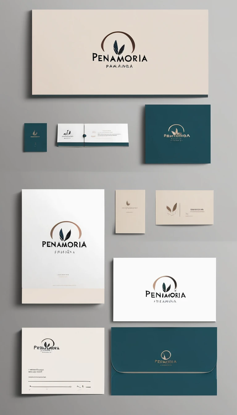 A minimal, modern, simple, cinematic logo design for the brand “Penamemoria". Create a modern, minimalistic, high-quality, logo of a memory feather. The logo must be convey a sense of dreams, stories, memories, music and imagination.