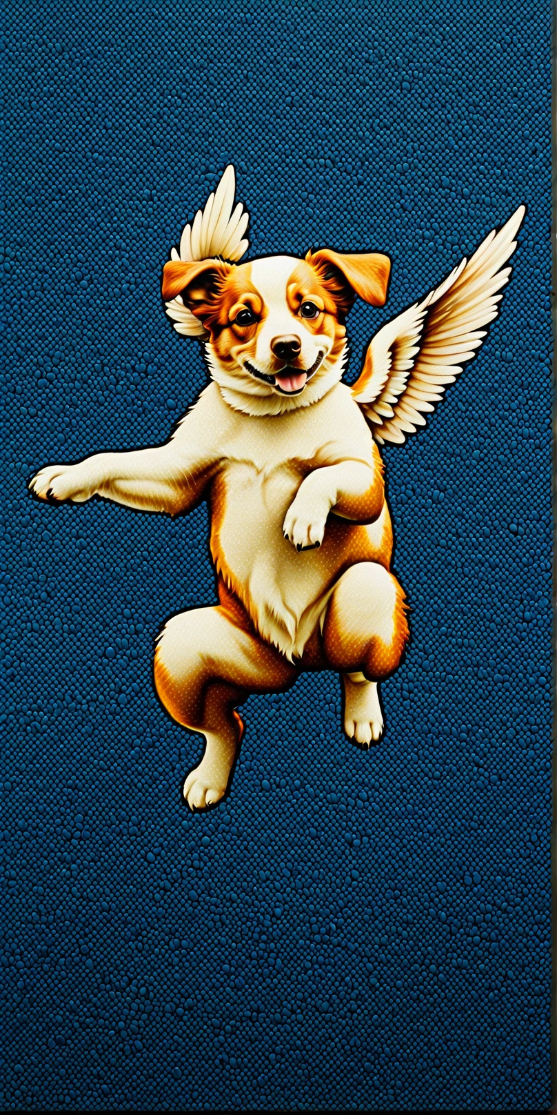 （0721）Today's challenge theme：Flying Puppy/飞天小狗/飛んでいる子犬