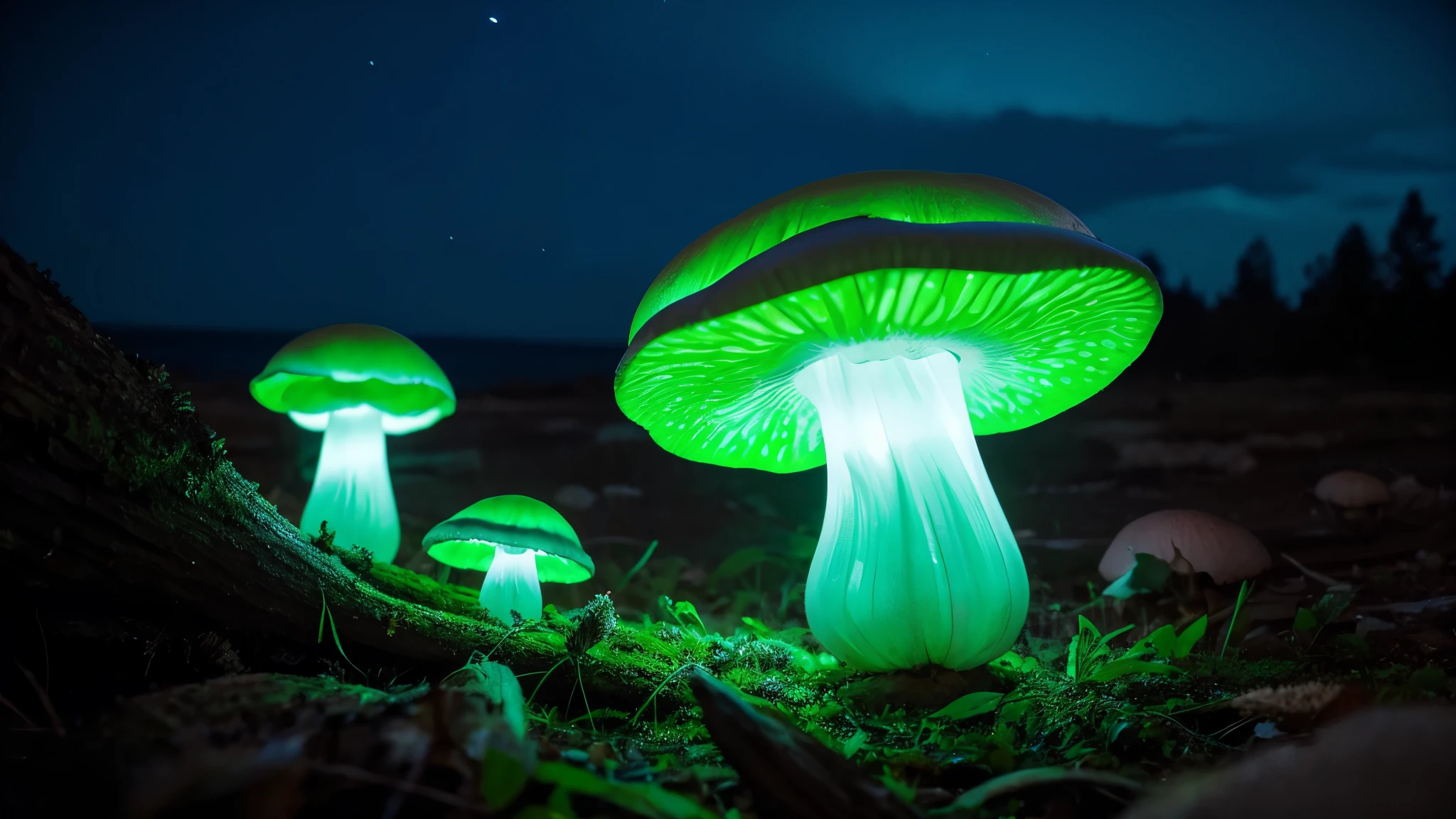 Bioluminescent Mushroom