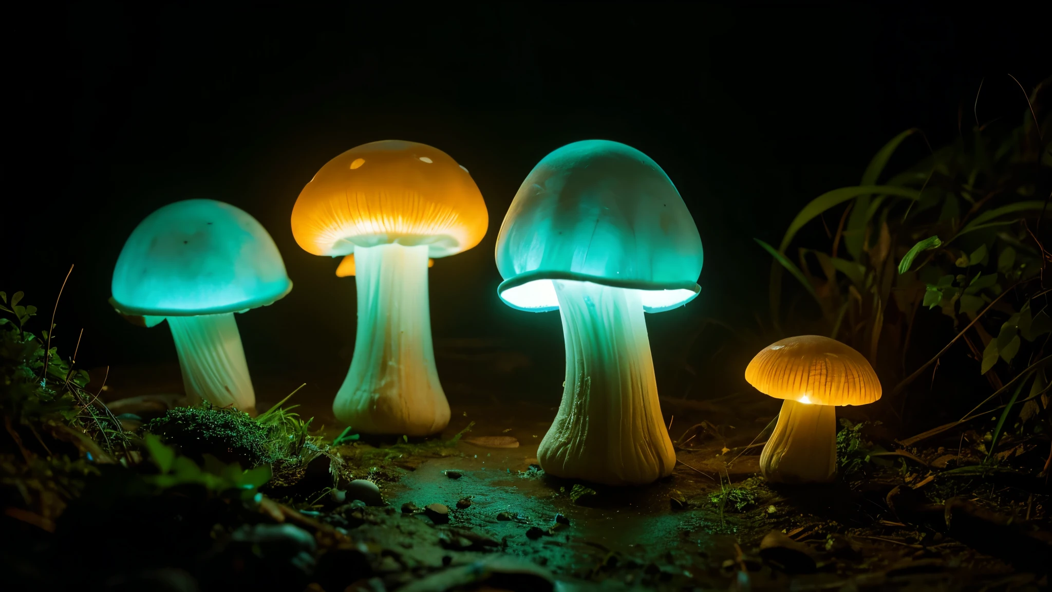 Bioluminescent Mushroom