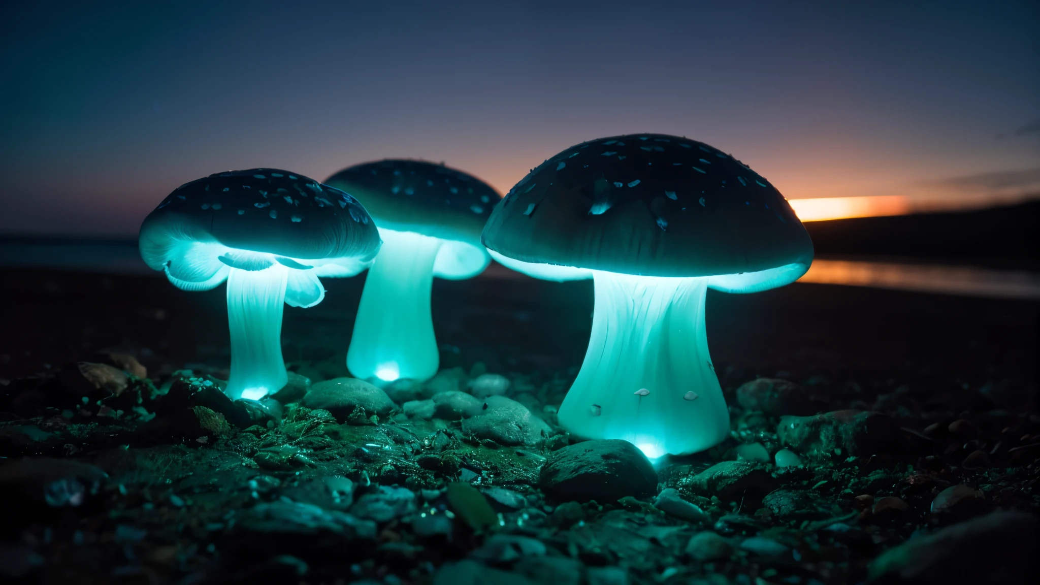 Bioluminescent Mushroom