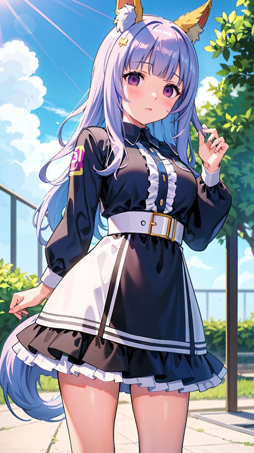 1 girl,Browsing Caution,, (Uma Musume),Horse's ears, clavicle, ,Hollow Eyes,((Purple glowing eyes 1.5)), ((Big Tits 1.8)) , Expressionless, Emotions are removed,(Black latex tight bodysuit),avert your eyes , whole body shape, ((Squat,Spread your legs, Put your arms behind your head)),(Highest quality、4K、8k、High resolution、Must have:1.2)、Very detailed、(reality、that's reality的な、reality的な:1.37)、Ticker、Hyper HD、Studio Lighting、Ultra High Definition Paint、Sharp focus、Physically Based Rendering、Extreme Detail、Professional specifications、Vibrancy and color、Blurred、Sports portrait、landscape、Horror Style、Anime Big Tits、sf、photograph、Concept Artist、Five Fingers, Perfect body, {{{masterpiece}}}, {{{Highest quality}}}, {{Very detailed}}, {shape}, {{Very delicate and beautiful}},Improved cost performance、All Roles、Canon 5D MK4でphotograph、photograph,