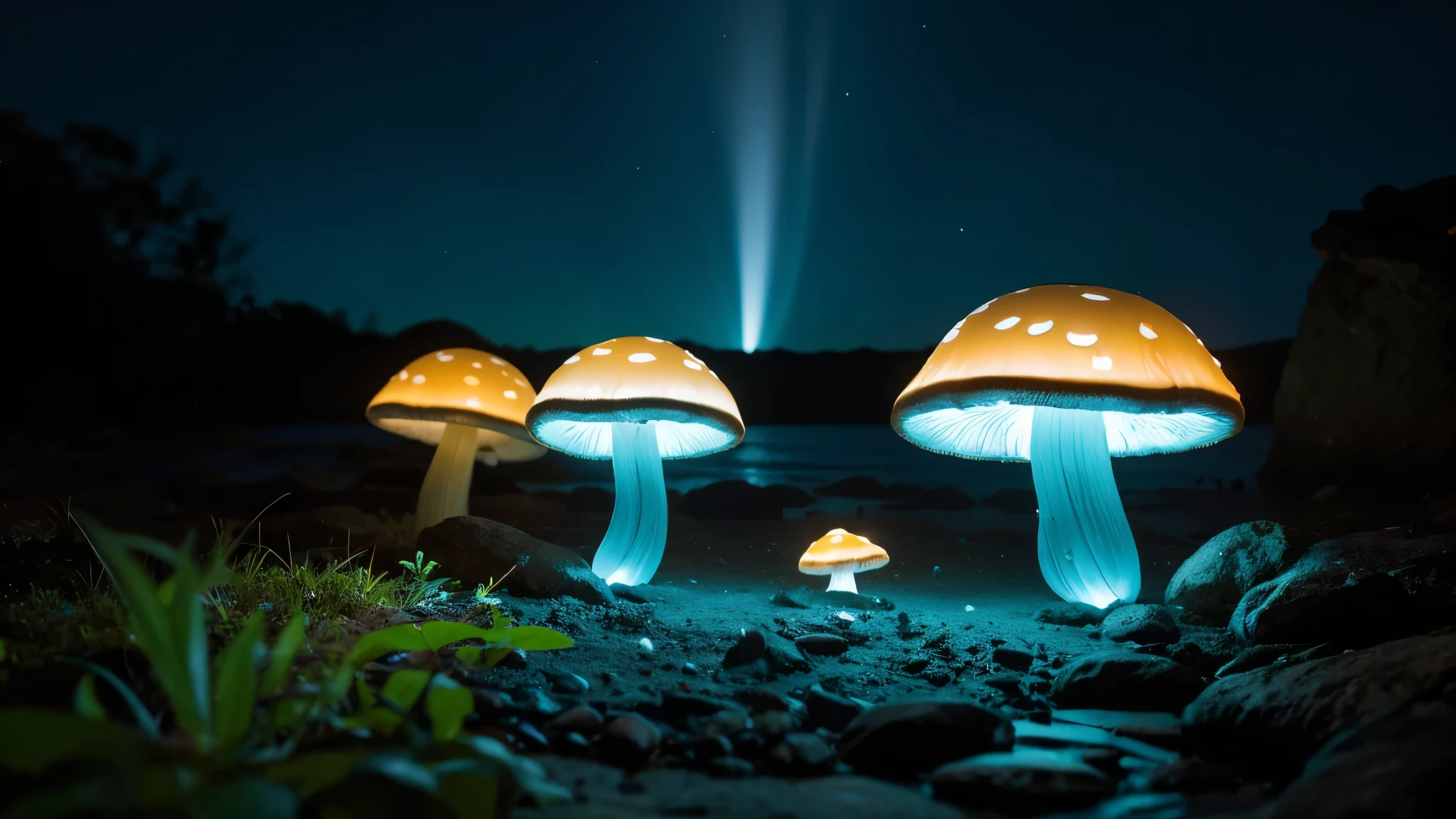 Bioluminescent Mushroom