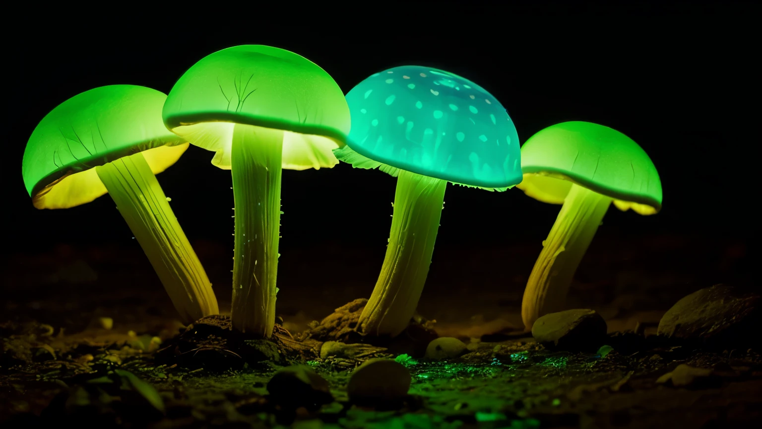 Bioluminescent Mushroom