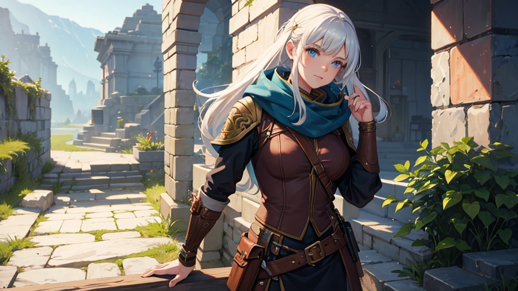female fantasy adventurer, max detail, 8k,