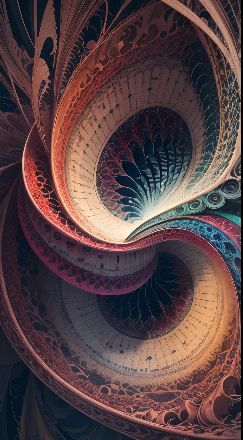 Official Art, unity 8k wallpaper, Super detailed, beautifully、aesthetic, masterpiece, Highest quality, (zenTangle, Mandala, Tangle, enTangle), (Fractal Art:1.3) , One girl, Very detailed, Dynamic Angle, The most beautiful form of chaos, elegant, Brutalist design, Vibrant colors, Romanticism, James Jean, Robbie Dowie Anton, Ross Tran, Francis Bacon, It was freezing cold, Adrian's genius, Petra Cortright, Gerhard Richter, takato yamamoto, Ashley Wood, Atmospheric, Ecstasy of Musical Notes, I can see the flowing notes