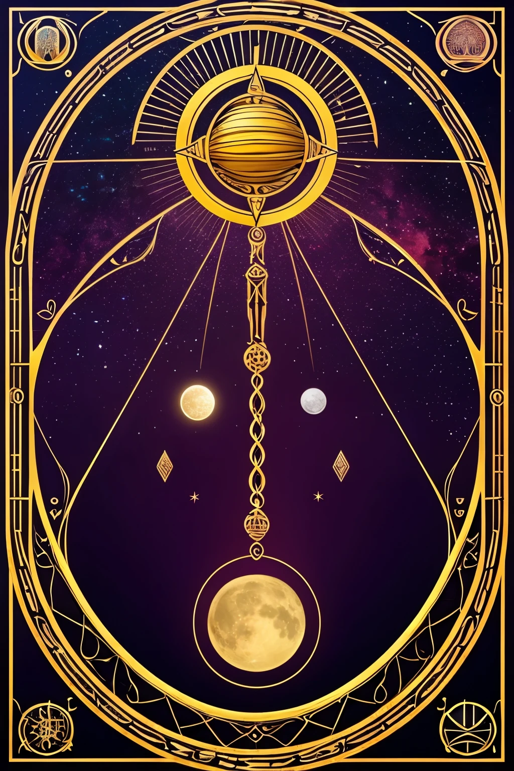 Scorpio sun with libra moon rising and moon, with sacred geometry elements 