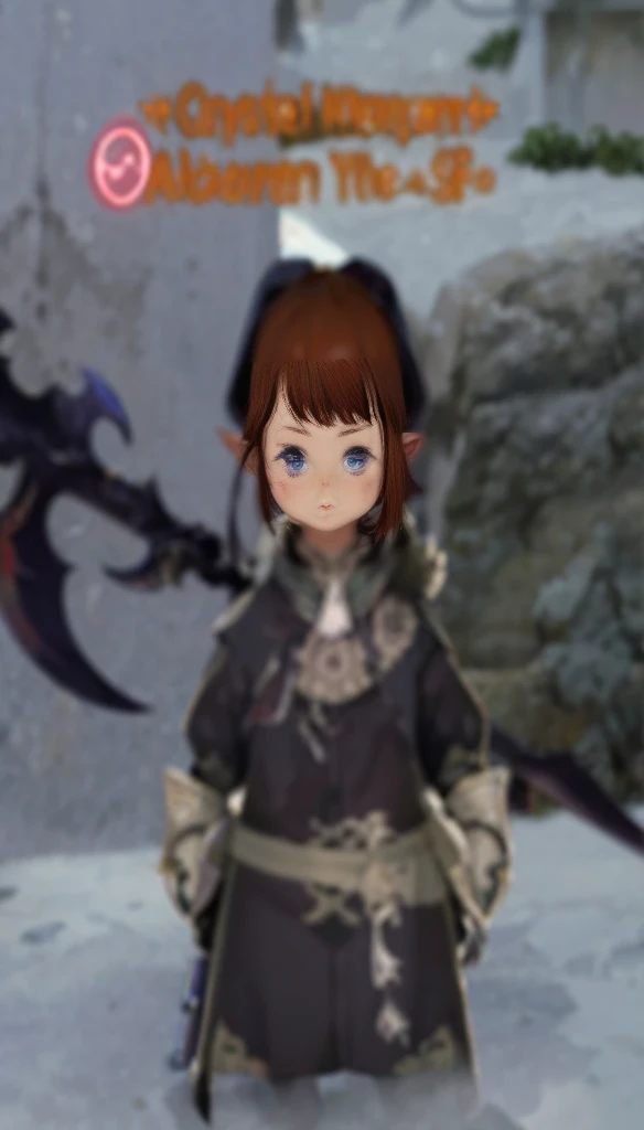 a close up of a person standing in front of a rock, final fantasy 14 style, ffxiv heavensward, lalafell, ffxiv, final fantasy 14 sharp, from the black mage cemetery!!!, young shadow mage male, trending on pxiv, bravely default inspired, ffxi, cloud mage robes, final fantasy xiv, cotton cloud mage robes