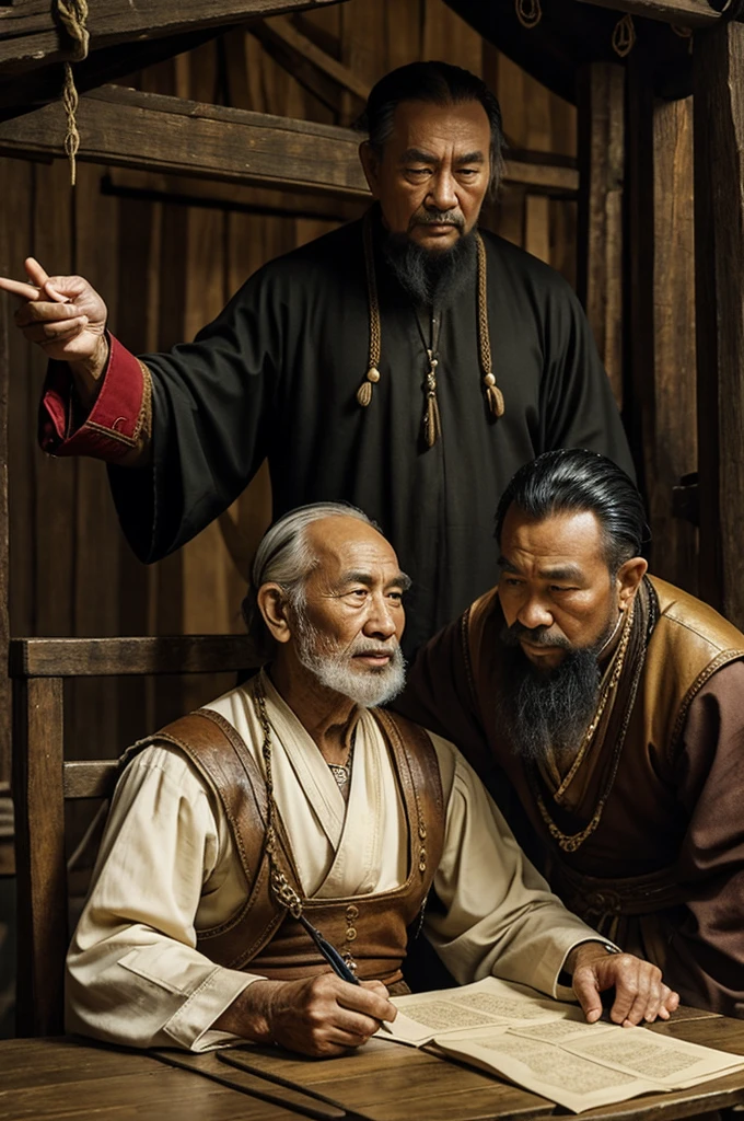 Old Hang received orders from the king
