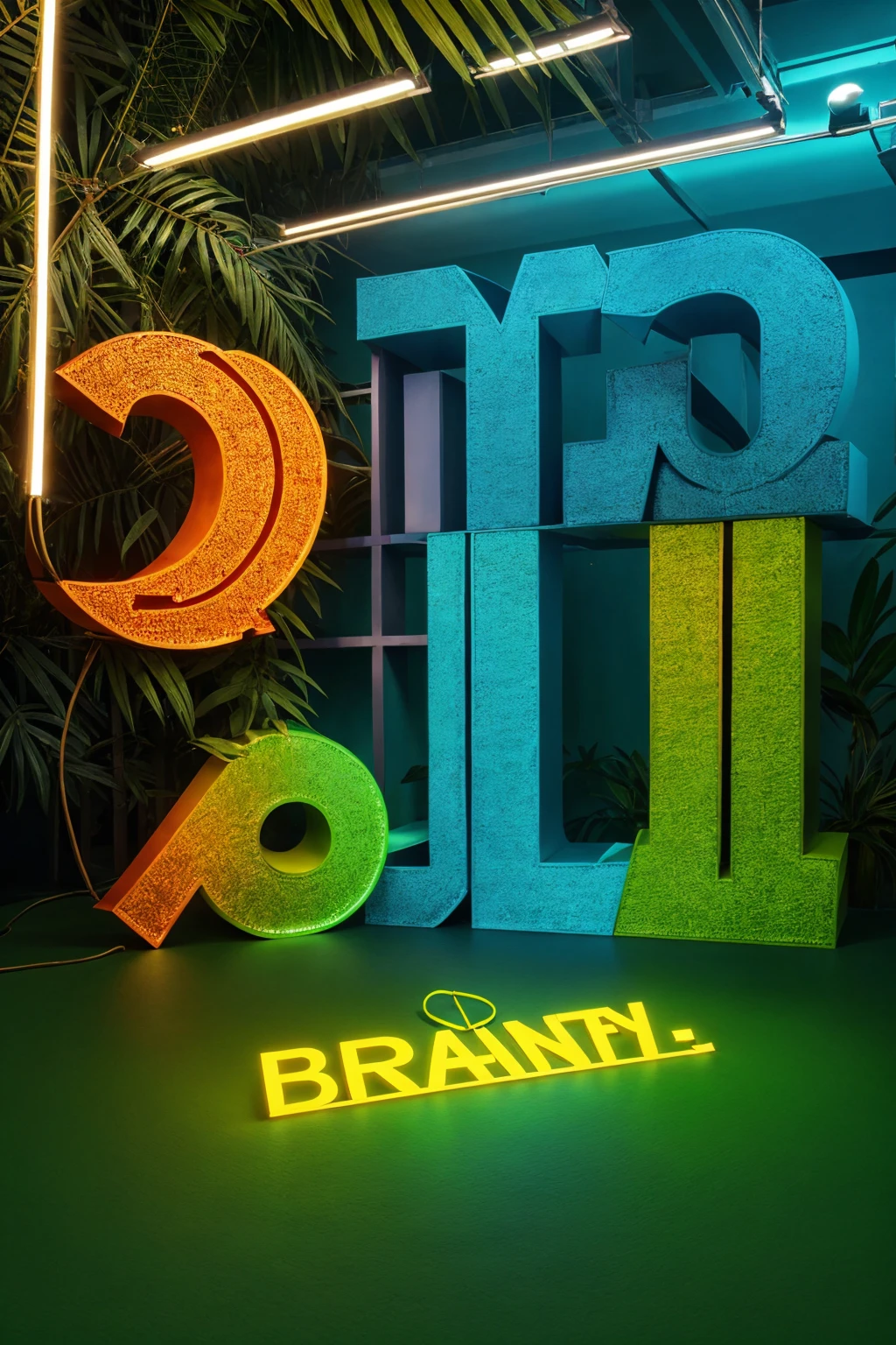 A solid, brightly colored background (perhaps a gradient of green and blue to reflect the jungle theme).
The text "IQ Bharat" written prominently in the center. Use a playful and bold font with a slight 3D effect to add depth.
The letters can be a mix of vibrant colors, or each letter can be a different color to grab attention.
A subtle education symbol is incorporated. It could be:
A small graduation cap nestled amongst the letters of "IQ Bharat."
An open book subtly forming the letter "I" in "IQ."
A glowing lightbulb positioned above the text, symbolizing knowledge.