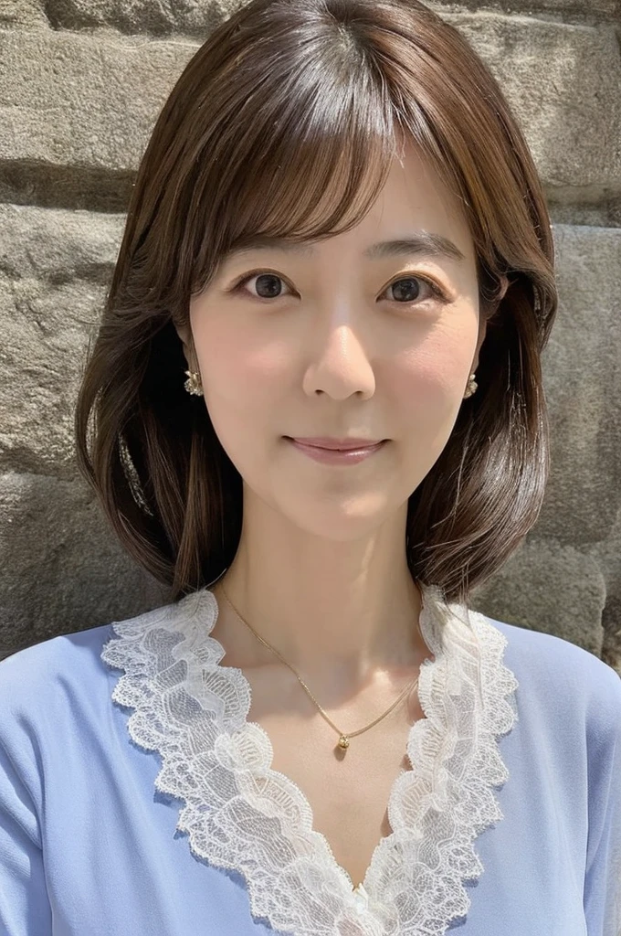 ((Highest quality)), ((masterpiece)), (detailed),Perfect Face,Japanese,landscape,Mature Woman,Upper Body