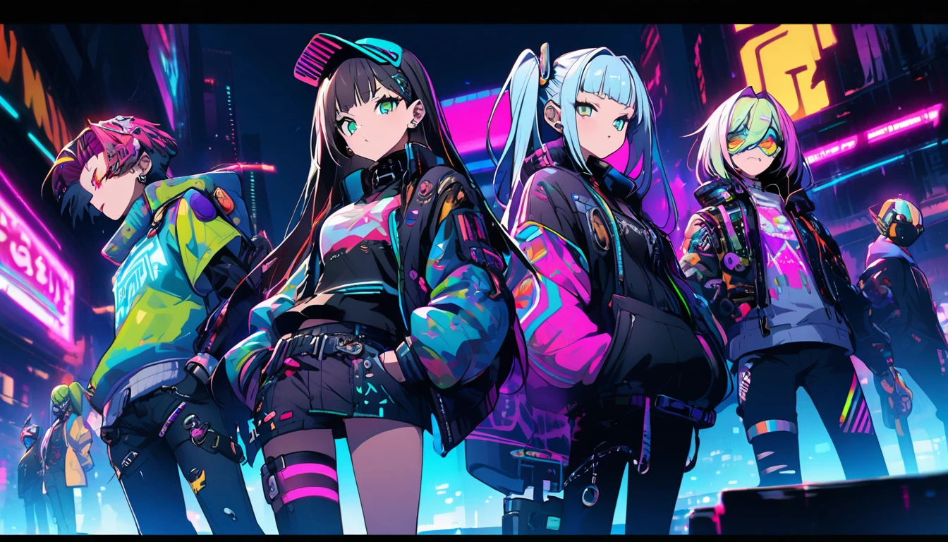 Neon Town、cyber punk、