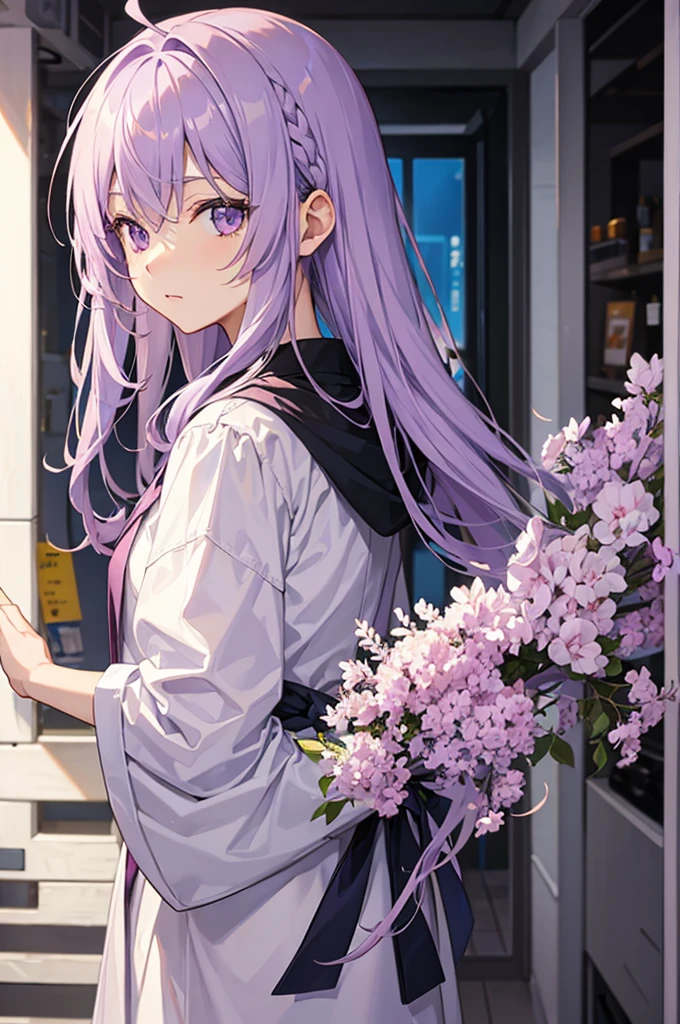 Light purple hair、