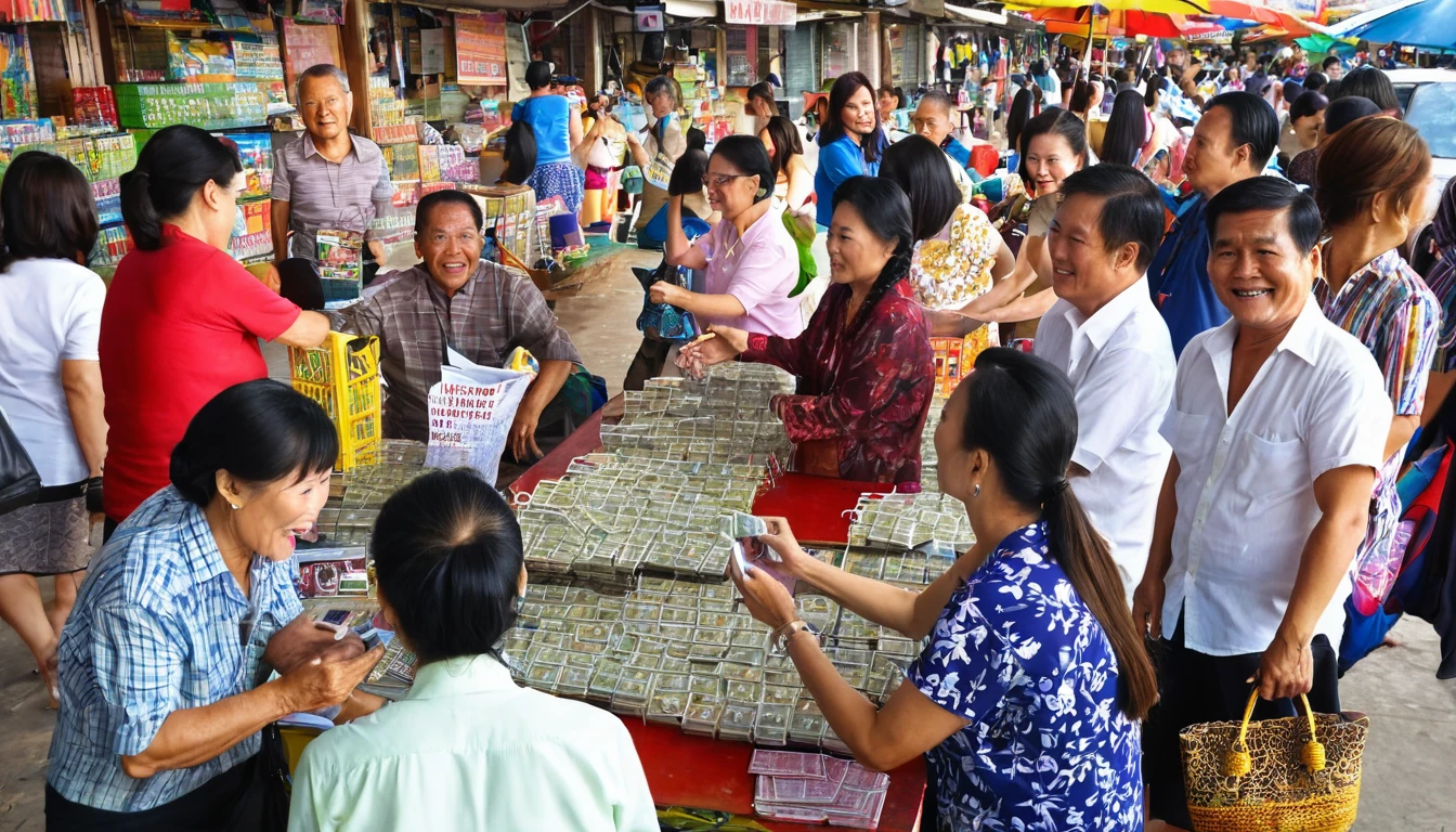 Flea market in Thailand There were people all over the place selling lottery tickets. People are choosing to buy Thai government lottery tickets., , ,, senior adult, very happy face, Thai, summer, middle age adult, very happy face, Thai, spring, adult, very surprised face, Thai, winter, middle age adult, very happy face, Thai, spring, senior adult, very surprised face, Thai, summer, senior adult, very surprised face, Cambodian, winter, senior adult, very happy face, Filipino, summer, adult, neutral face, Thai, winter The atmosphere of lottery trading in front of the lottery office There are many vendors selling lottery tickets, and many people come to buy them., , ,, , ,, senior adult, neutral face, Thai, winter, middle age adult, very happy face, Vietnamese, summer, adult, very happy face, Korean, winter, teen, very happy face, Thai, autumn, middle age adult, very surprised face, Thai, winter, , ,, , ,, , ,