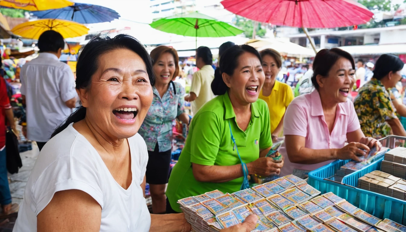 Flea market in Thailand There were people all over the place selling lottery tickets. People are choosing to buy Thai government lottery tickets., , ,, senior adult, very happy face, Thai, summer, middle age adult, very happy face, Thai, spring, adult, very surprised face, Thai, winter, middle age adult, very happy face, Thai, spring, senior adult, very surprised face, Thai, summer, senior adult, very surprised face, Cambodian, winter, senior adult, very happy face, Filipino, summer, adult, neutral face, Thai, winter The atmosphere of lottery trading in front of the lottery office There are many vendors selling lottery tickets, and many people come to buy them., , ,, , ,, senior adult, neutral face, Thai, winter, middle age adult, very happy face, Vietnamese, summer, adult, very happy face, Korean, winter, teen, very happy face, Thai, autumn, middle age adult, very surprised face, Thai, winter, , ,, , ,, , ,