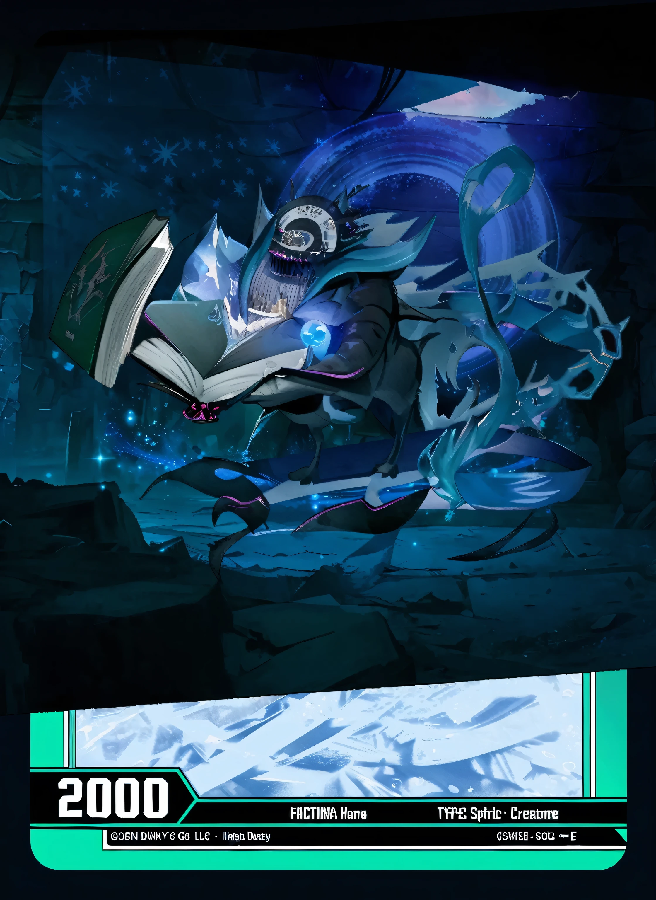anime character with a sword in a cave with a blue background, style of duelyst, from arknights, arcane art style, onmyoji detailed art, official art, in style of cytus and deemo, summoning an eldritch god, league of legends art style, official splash art, this character has cryokinesis