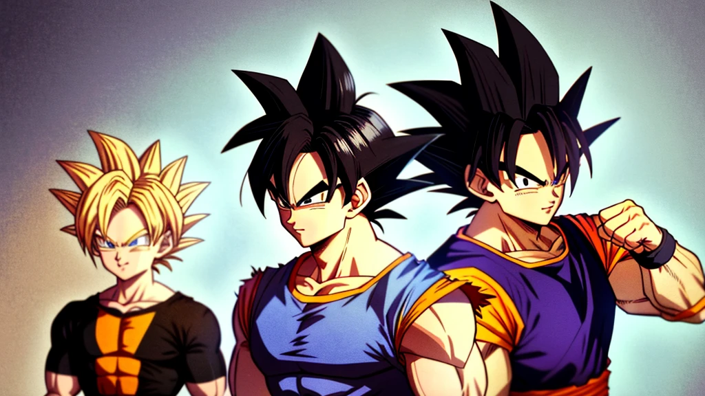 Dragon Ball Goku, depicted in this piece of art, is hand-drawn using pencil ink. The stylistic elements of Akira Toriyama's Dragon Ball are evident, as Goku shows off his Black Saiyan hair with wild spikes, a characteristic feature of the Dragon Ball universe. Alongside Goku, Vegeta, sporting his iconic com coelho Vegeta hairstyle, is also included in this Dragon Ball-inspired concept art. Goku, as a Prince Saiyan, exudes the spirit of the Dragon Ball artstyle, showcasing high-definition detail and remaining true to Seki Toriyama's original concept. This piece of