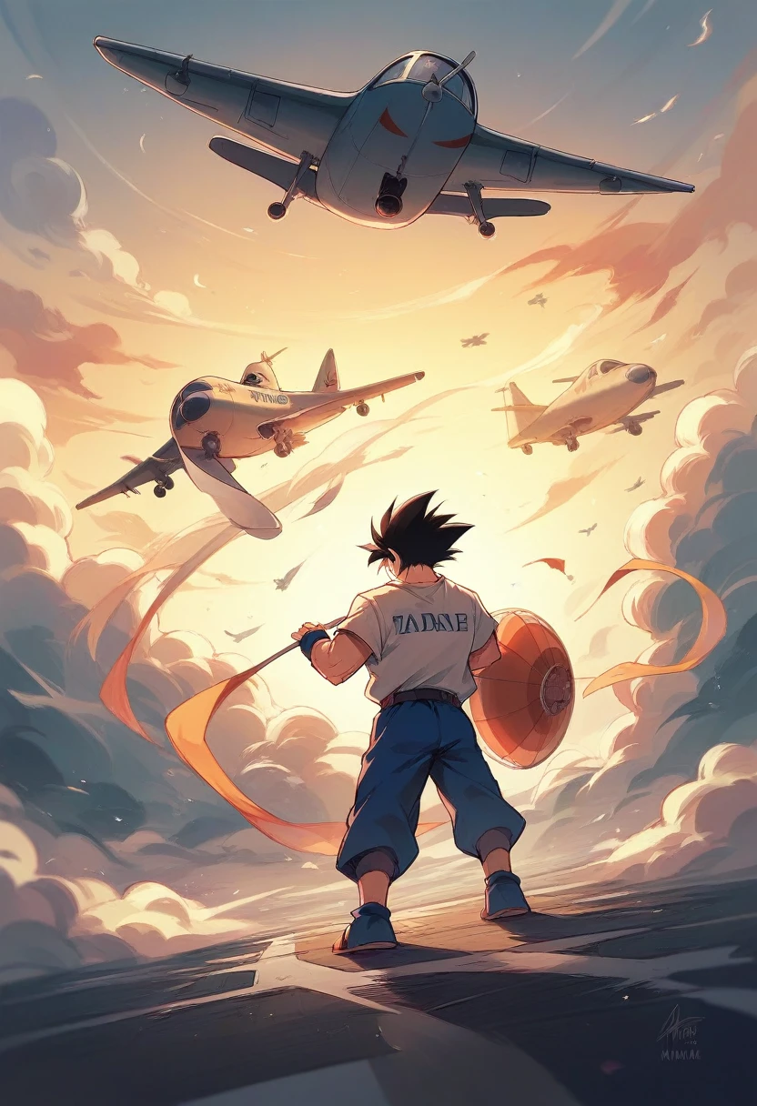Goku Super Sale, fan, strong wind, plane name