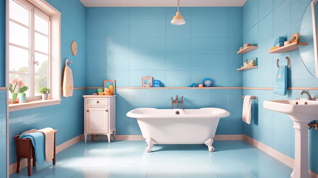 create children's boy bathroom