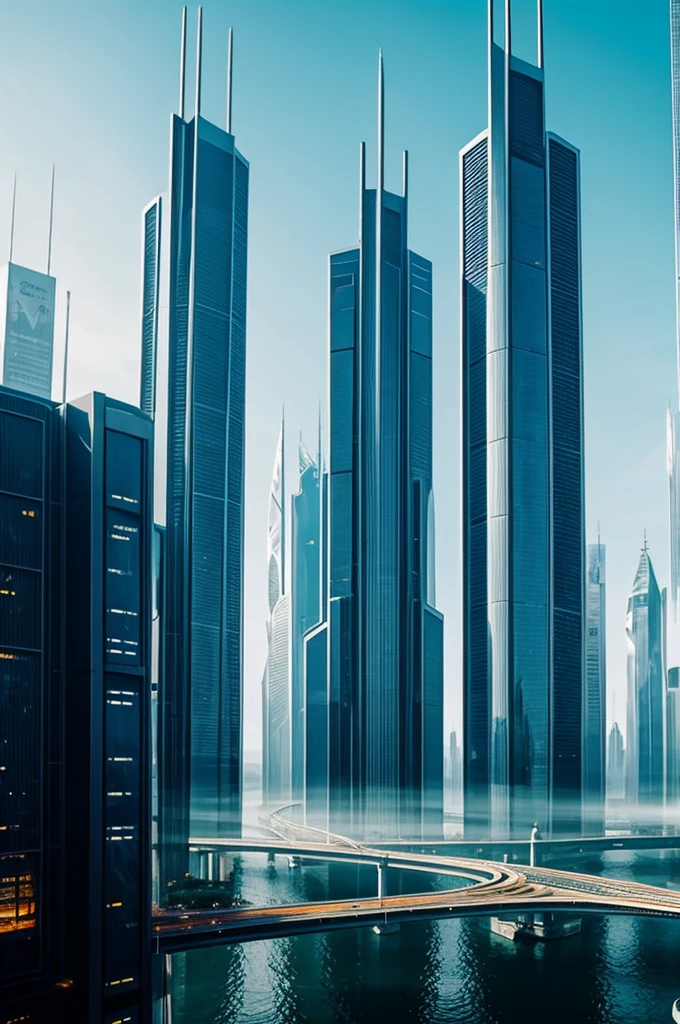 futuristic city 
