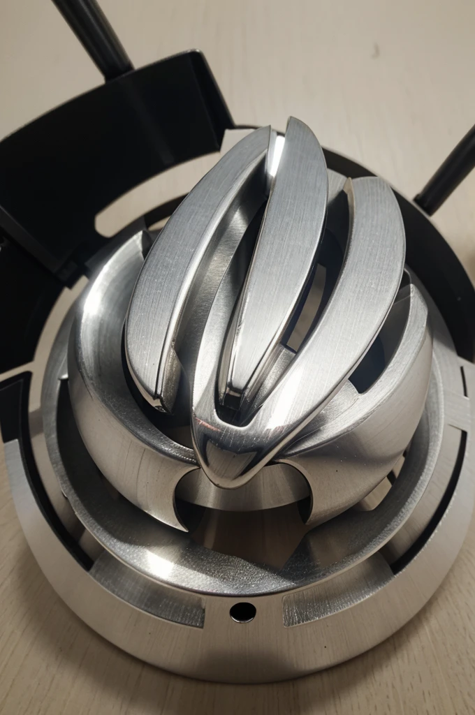 logo metal 3D,thick,arises,shiny,very elegant and graceful.on the logo there is a picture of a weapon with the name YOPI in the background