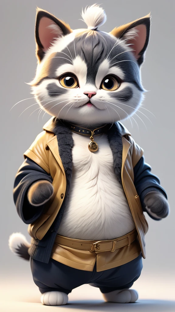 masterpiece,best quality,animal,there is no human,cute,fat,chibi,big head, cat