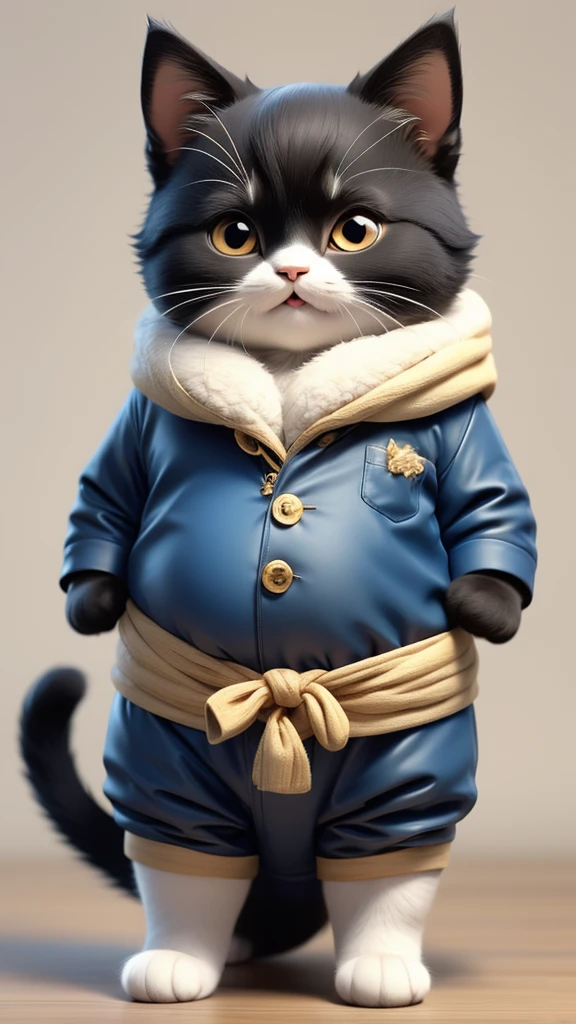 masterpiece,best quality,animal,there is no human,cute,fat,chibi,big head, cat 