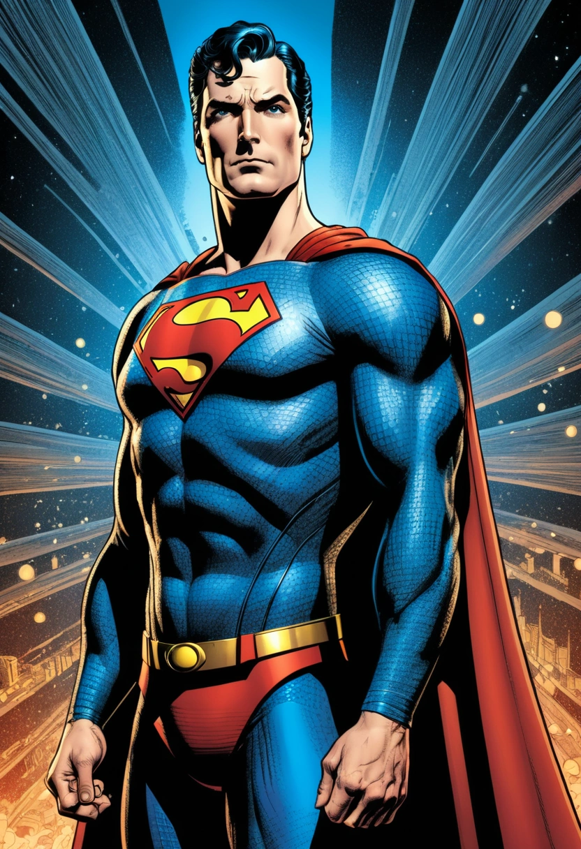 Classic Superman, comic style