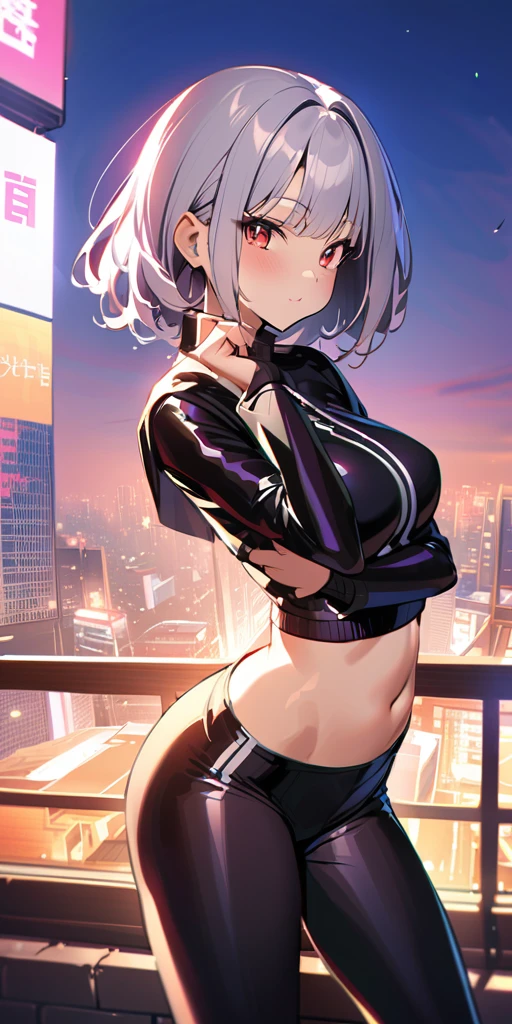 ((Highest quality、masterpiece、Anime Style、Highest quality、High resolution、8k、detailed、ultra-detailed:1.3))、Long legs、Sharp focus:1.2, Beautiful woman with perfect figure:1.4、(smile:1.2), double eyelid、30-year-old woman、Sexy pose、((((Shut your mouth.、One Woman、ワンピース:1.5)))),The background is tokyo