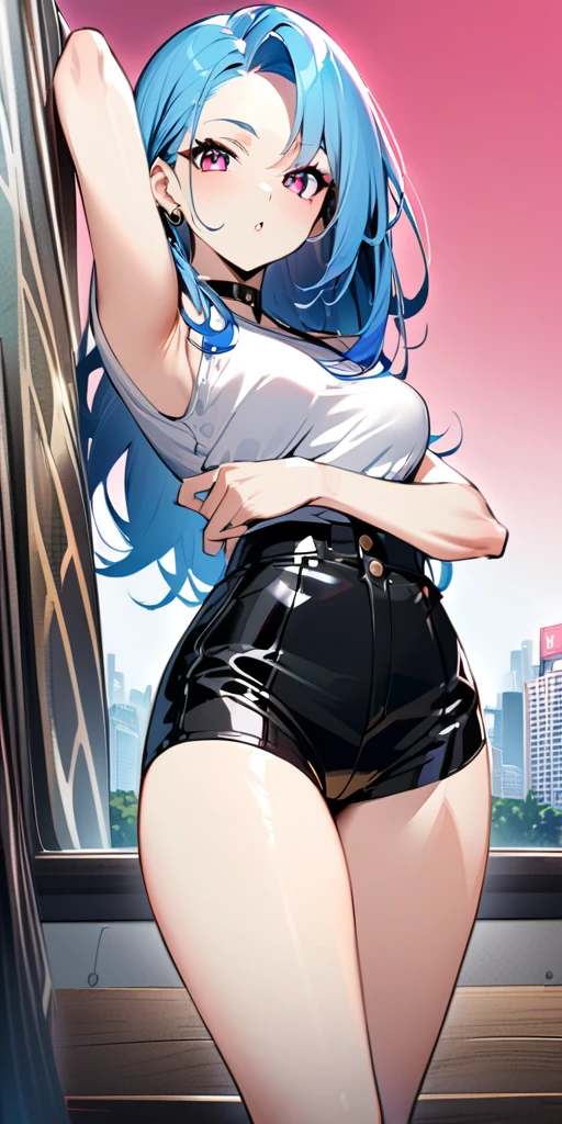 ((Highest quality、masterpiece、Anime Style、Highest quality、High resolution、8k、detailed、ultra-detailed:1.3))、Long legs、Sharp focus:1.2, Beautiful woman with perfect figure:1.4、(smile:1.2), double eyelid、30-year-old woman、Sexy pose、((((Shut your mouth.、One Woman、ワンピース:1.5)))),The background is tokyo
