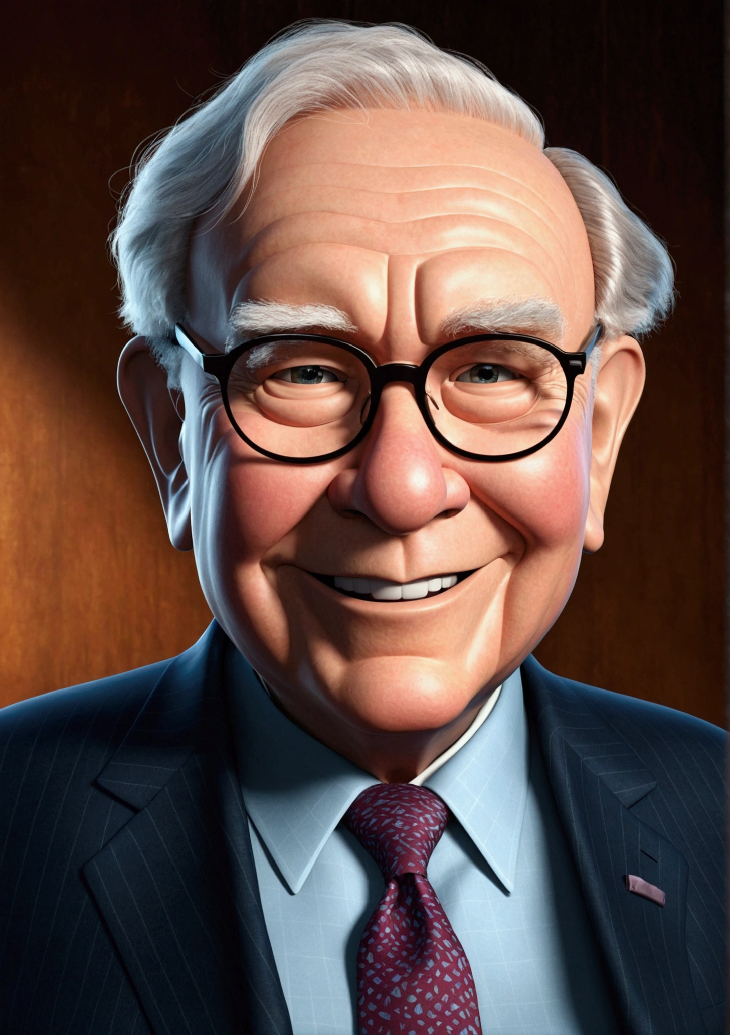 Warren Buffett smiled in a suit.., Pixar, .3d, Disney,9:16,Pull a little more
