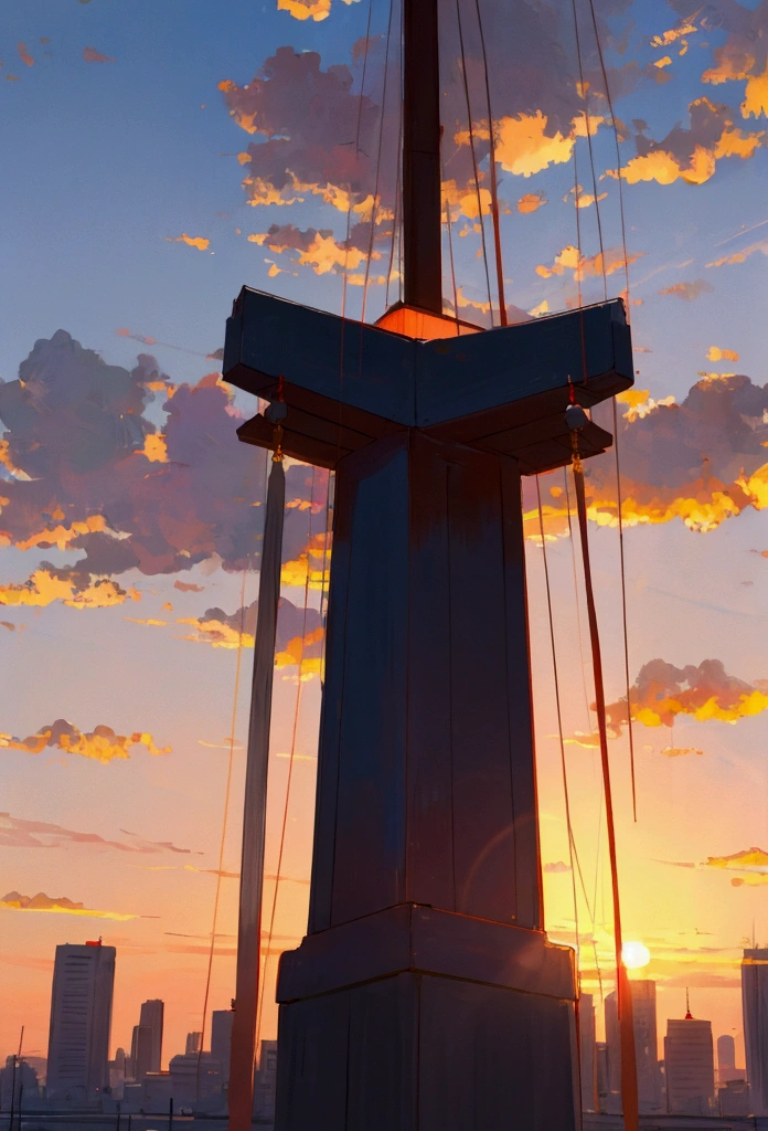 Pray to the sky,sunset