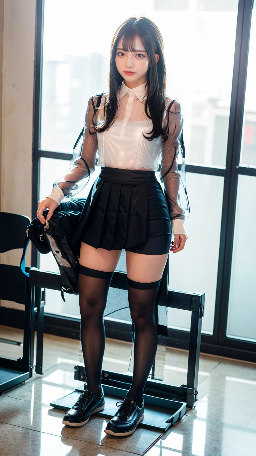 Real Images、rialistic photo、Top image quality、1 girl, (face the audience:1.8)，White panties that can be seen when you grab the hem of the skirt with your right hand、Solo, Running,a miniskirt、Mini skirt with slit、Ultra mini skirt、White panty、Deep slit、White panties seen through the slit、 Gray Track Top,plain face ，Pink super mini skirt, poneyTail, Liuhai，White panty、large boob,a miniskirt、Pink panty、athletic figure，Black hair in a ponytail，a miniskirt、dynamic brushstrokes，Smooth movement，Capture the essence of her sportsmanship and energy，Beautiful ass、Light and pastel tones create a dreamy and ethereal atmosphere，Beige panties、Expressing running movement and grace，The wind blew her ponytail and clothes，and the scenery of her surroundings。outside of house，细致背景，Modern metropolis，